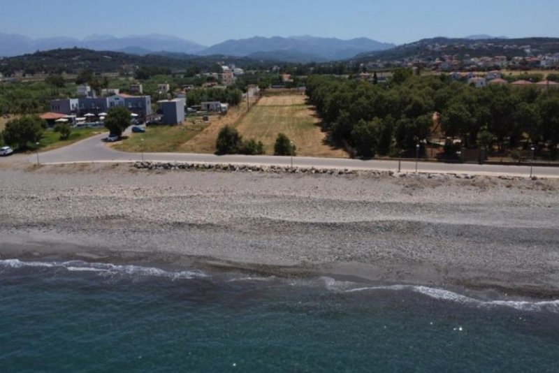 Tavronitis Kreta, Tavronitis: Erstklassiges Strandgrundstück mit malerischem Meerblick zu verkaufen Grundstück kaufen